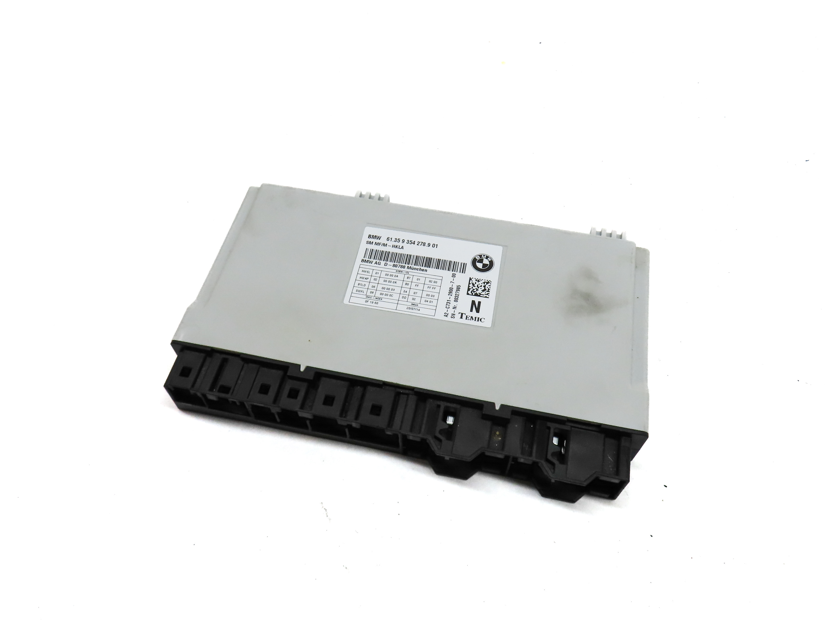 2012-2019 BMW 328i 335i 535i 550i 750i M5 M6 X3 X4 - FRONT MEMORY SEAT MODULE — exact item pictured